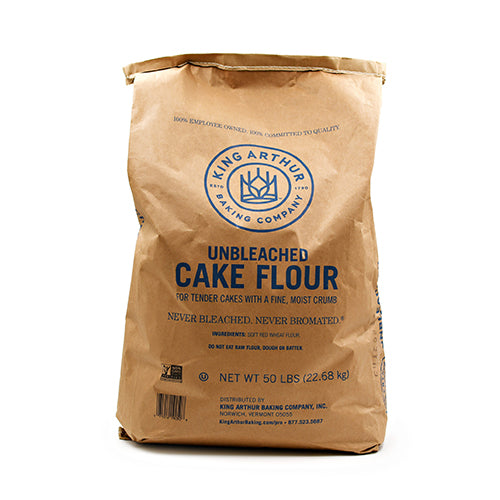 Wholesale King Arthur Baking Company Unbleached Cake Flour 50lb- Bulk
