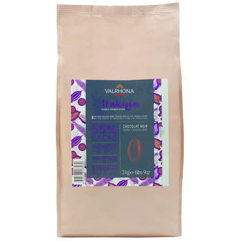 Wholesale Valrhona 55% Itakuja Chocolate- Single Origin Brazil - Double Fermentation 3kg- Bulk