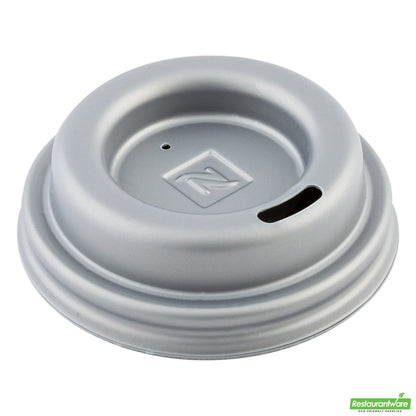Wholesale Restaurantware Restpresso Pewter Gray Plastic Coffee Cup Lid - Fits 4 Oz- Bulk