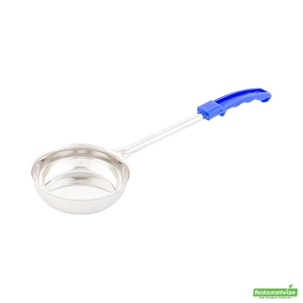 Wholesale Restaurantware Met Lux 8 Oz Stainless Steel Spoodle - Solid, with Blue Handle- Bulk