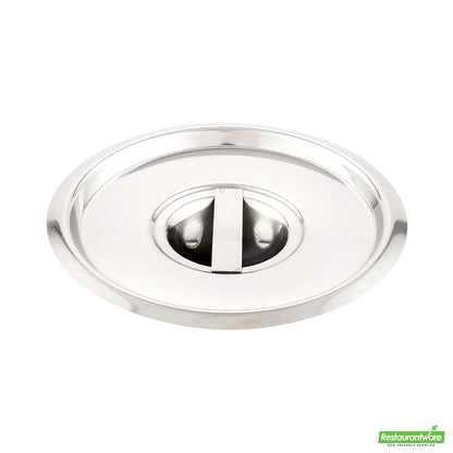 Wholesale Restaurantware Met Lux Stainless Steel Bain Marie Lid - Fits 3.5 Qt- Bulk