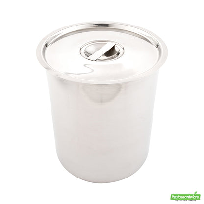 Wholesale Restaurantware Met Lux Stainless Steel Bain Marie Lid - Fits 8.25 Qt- Bulk