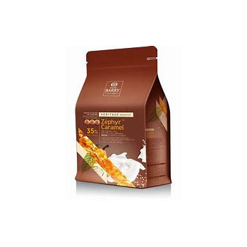 Wholesale Cacao Barry 35% Zephyr Caramel White Chocolate 2.5kg- Bulk