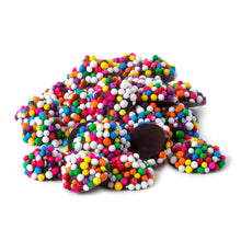 Wholesale BoxNCase Dark Chocolate Mini Nonpareils With Rainbow Seeds- Bulk