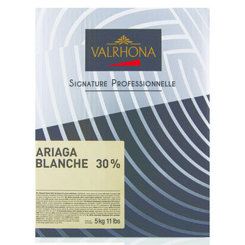 Wholesale Valrhona 30% Ariaga White Chocolate 5kg- Bulk