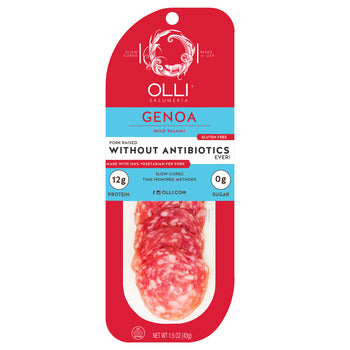 Wholesale Olli Salumeria Genoa Salami Snack Tray 1.5oz- Bulk