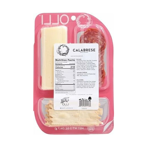 Wholesale Olli Salumeria Olli Caalabrese Asiago Snack Pack 2oz- Bulk