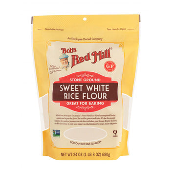 Wholesale Bob's Red Mill Bobs Red Mill Sweet White Rice Flour 25lb- Bulk
