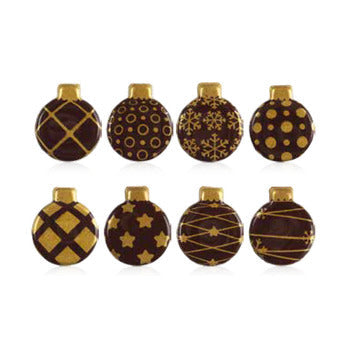 Wholesale Leman Decor Dark Chocolate Ornament Assrt- Bulk