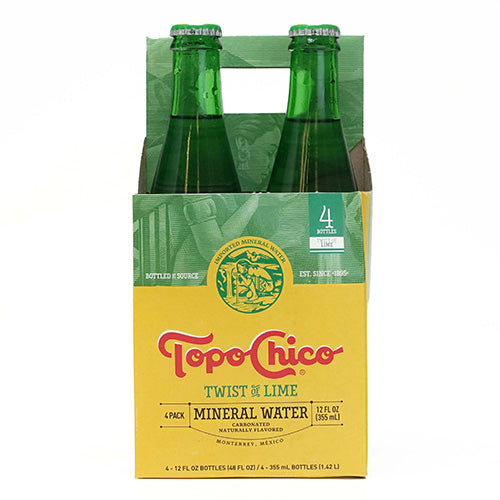 Wholesale Topo Chico Lemon Lime Sparkling Water 12oz- Bulk