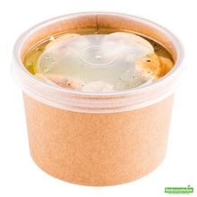 Wholesale Restaurantware Round Clear Plastic Soup Container Lid - Fits 8 and 12 Oz - 3.5" X 3.5" X 0.4"- Bulk