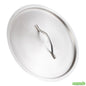 Wholesale Restaurantware Stainless Steel Sauce Pan Lid - Fits 21 Qt - 11.8" X 11.8" X 1.5"- Bulk