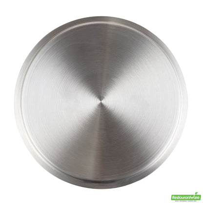 Wholesale Restaurantware Stainless Steel Sauce Pan Lid - Fits 21 Qt - 11.8" X 11.8" X 1.5"- Bulk