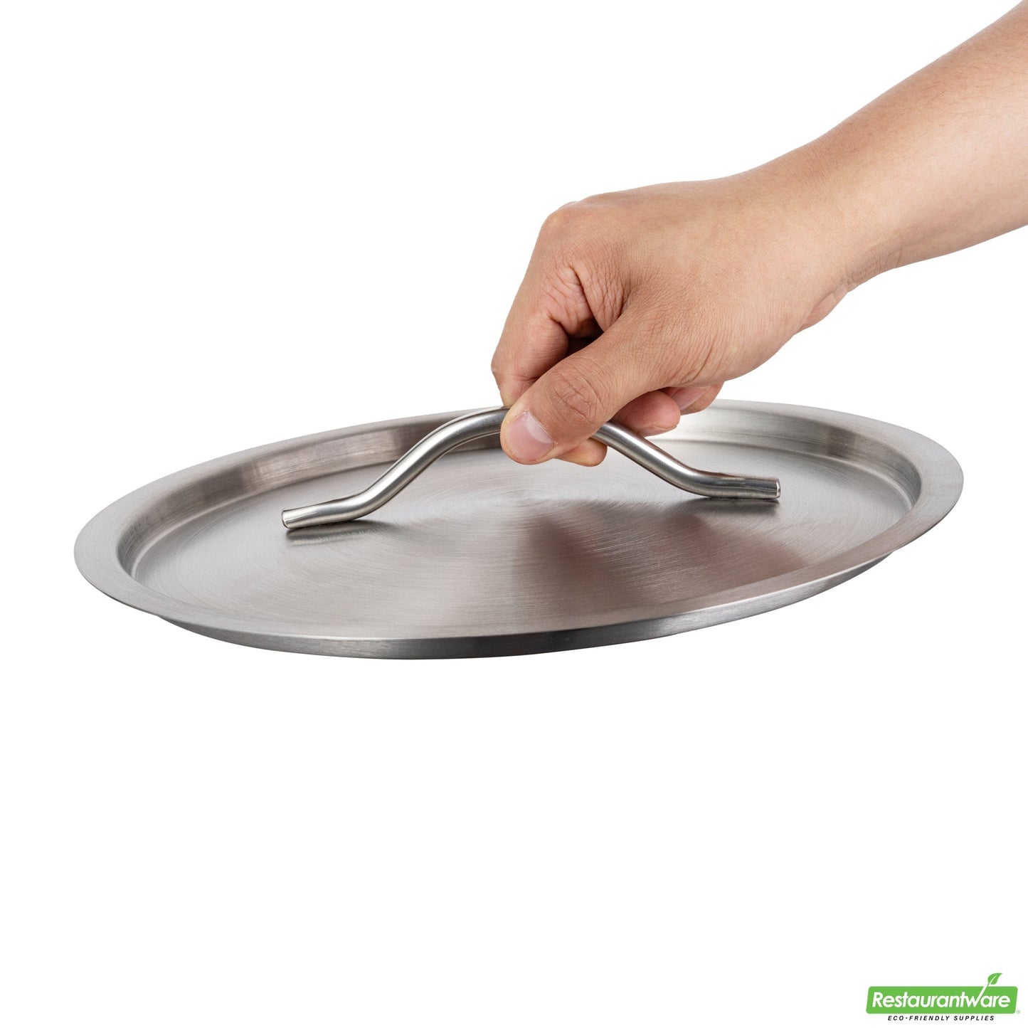 Wholesale Restaurantware Met Lux Stainless Steel Sauce Pan Lid - Fits 7.5 and 13.5 qt- Bulk