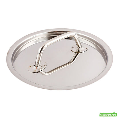 Wholesale Restaurantware Met Lux Stainless Steel Sauce Pan Lid - Fits 1.5 qt- Bulk