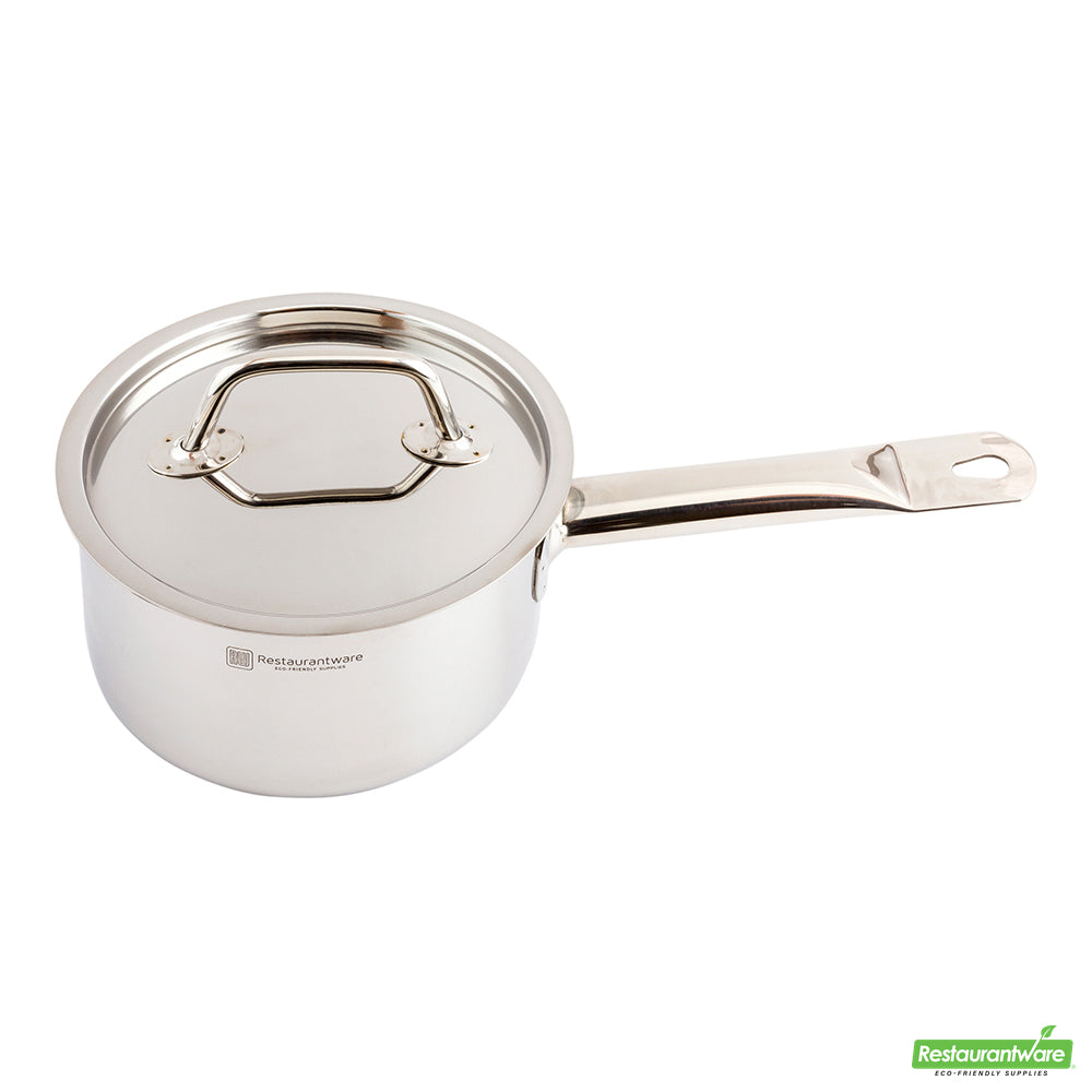 Wholesale Restaurantware Met Lux Stainless Steel Sauce Pan Lid - Fits 1.5 qt- Bulk