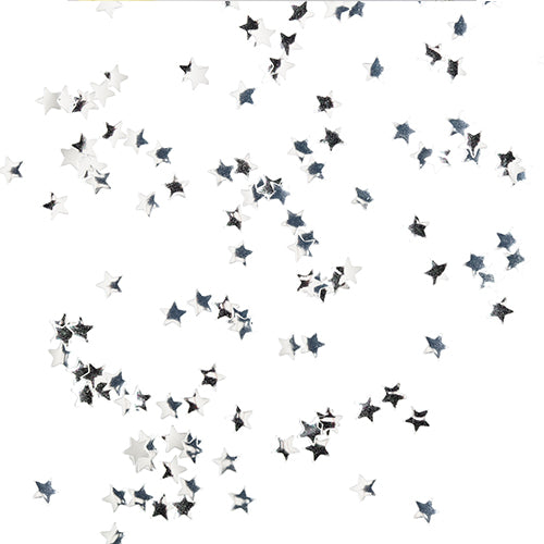 Wholesale Easy Leaf Products Edible Silver Star Sprinkles- Bulk
