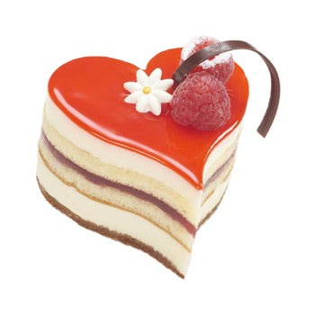 Wholesale Symphony Pastries Edelweiss Heart Cake- Bulk