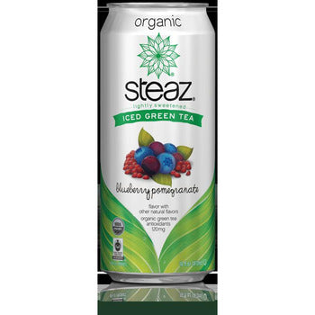 Wholesale Steaz Steaz Organic Iced Tea Blueber 16oz- Bulk