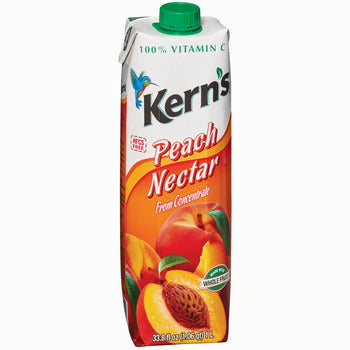 Wholesale Kerns Peach Nectar 33.8oz- Bulk