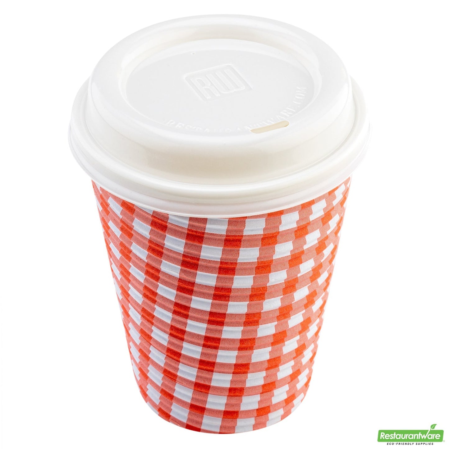 Wholesale Restaurantware Restpresso White Plastic Coffee Cup Lid - Fits 8, 12, 16 and 20 Oz- Bulk