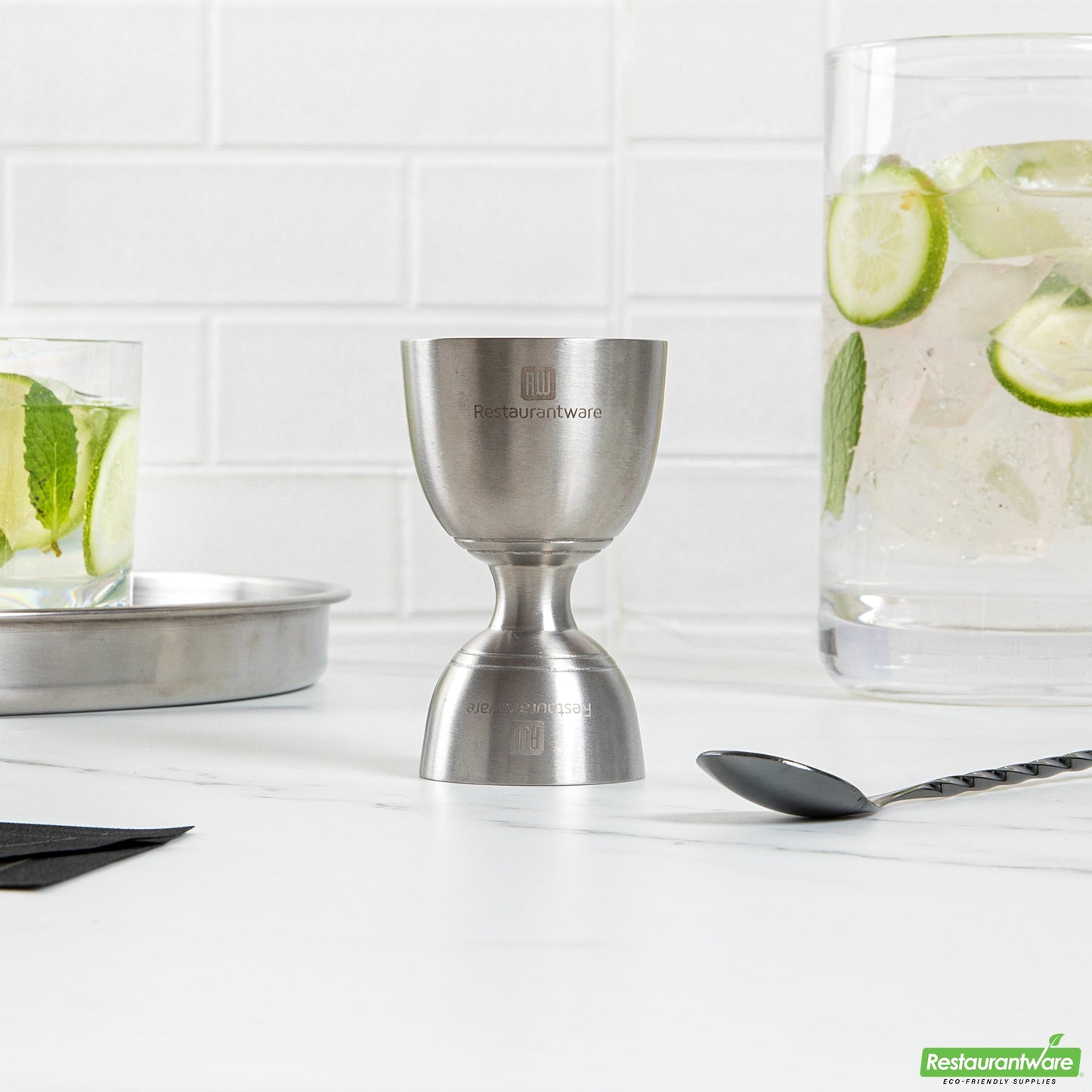 Wholesale Restaurantware Bar Lux 1 Oz / 2 Oz Stainless Steel Jigger - Negroni- Bulk