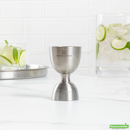 Wholesale Restaurantware Bar Lux 1 Oz / 2 Oz Stainless Steel Jigger - Negroni- Bulk