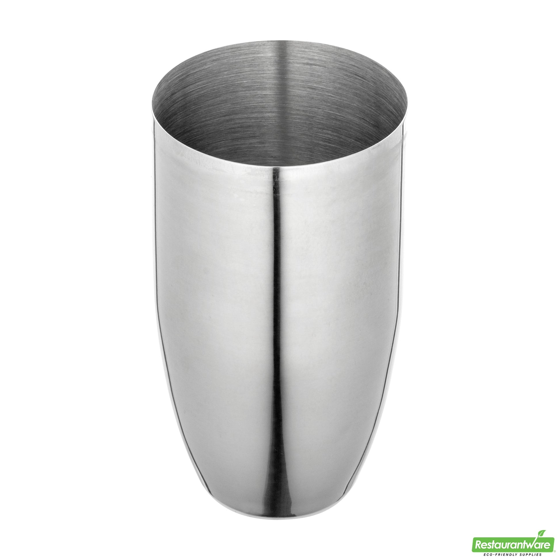 Wholesale Restaurantware Bar Lux 24 Oz Stainless Steel Cobbler Shaker - Mirrored Finish- Bulk