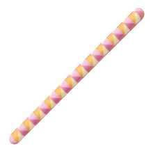 Wholesale Leman Chocolate Decors Sticks with Pink Triangles- Bulk