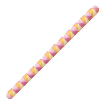 Wholesale Leman Chocolate Decors Sticks with Pink Triangles- Bulk