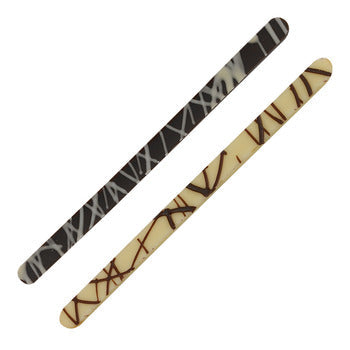 Wholesale Leman Black & White Chocolate Sticks- Bulk