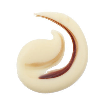 Wholesale Leman White Chocolate Swirl Decor- Bulk