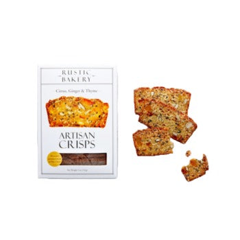 Wholesale Rustic Bakery Citrus, Ginger & Thyme Crisps 5oz- Bulk
