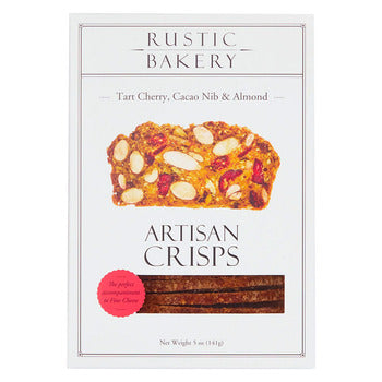 Wholesale Rustic Bakery Cherry Cacao Nib & Almond Crisps 5oz- Bulk