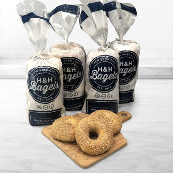 Wholesale H&H Bagels Bagels Sesame New York Style- Bulk