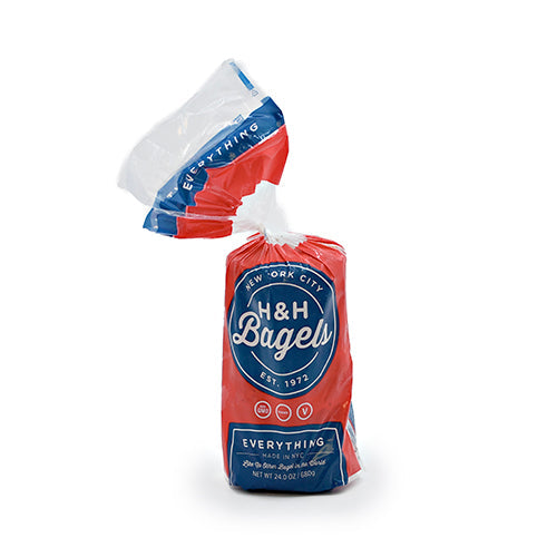Wholesale H&H Bagels Sliced Everything Bagels- Bulk