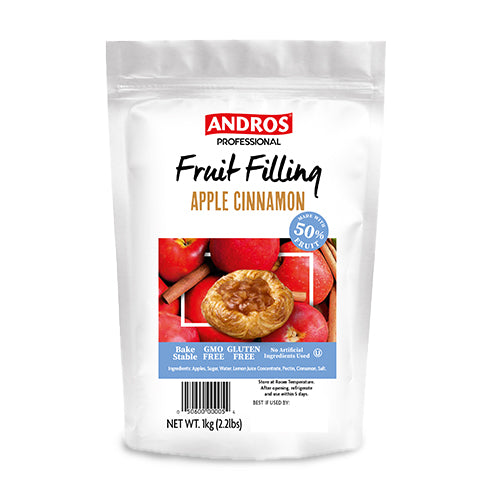 Wholesale Andros Bake Stable Caramelized Apple Filling 2.2lb- Bulk