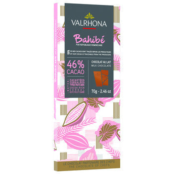Wholesale Valrhona Bahibe Retail Chocolate Bars- Bulk