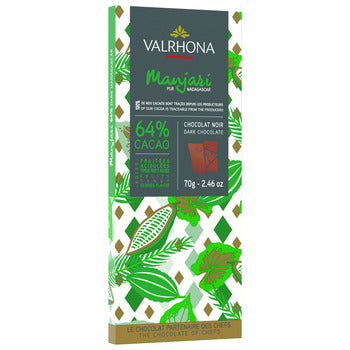 Wholesale Valrhona 64% Manjari Bar Retail- Bulk
