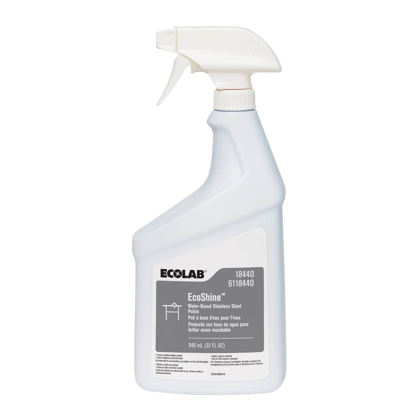 Wholesale Ecolab Eco Shine Stainless Steel Polish 32oz- Bulk