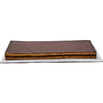 Wholesale Symphony Pastries Opera Sponge Cake 12" X 4" Strip- Bulk