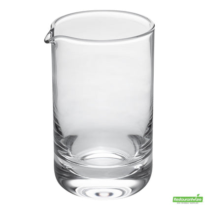 Wholesale Restaurantware Bar Lux 17 Oz Cocktail Mixing Glass - Hand-Blown, Crystal - 3 3/4" X 3 1/2" X 5 3/4" 16.9oz- Bulk