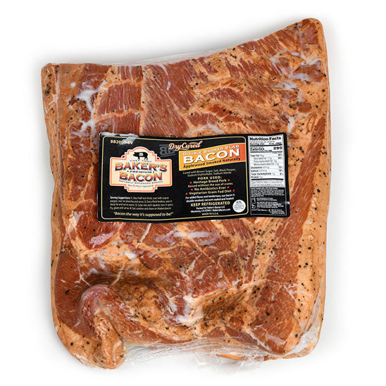 Wholesale Baker's Bacon Sous Vide Apple Smoked Bacon 7lb- Bulk