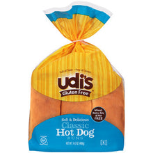 Wholesale Udi's Udis Gluten Free Classic Hot Dog Bun 14.3oz- Bulk