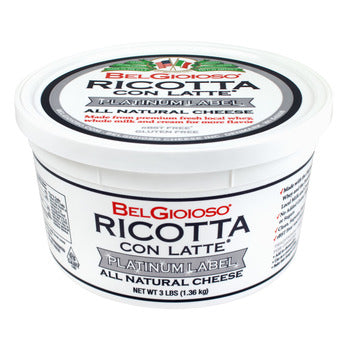 Wholesale Belgioioso Ricotta Platinum 3lb- Bulk