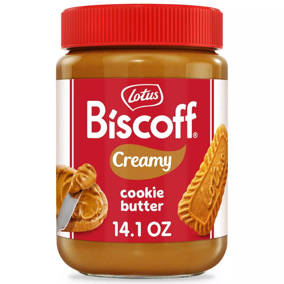 Wholesale Lotus Biscoff Biscoff Creamy Cookie Butter 14oz- Bulk