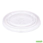 Wholesale Restaurantware Clear Plastic Flat Straw Lid - Fits 20 Oz - 4" X 4" X 0.4"- Bulk
