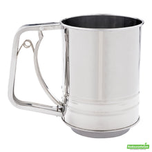 Wholesale Restaurantware 2.5 Cup Stainless Steel Flour Sifter with Trigger Action Handle- Bulk