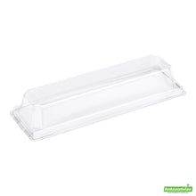 Wholesale Restaurantware Matsuri Vision Clear Plastic Lid - Fits Small Maki Sushi Container- Bulk