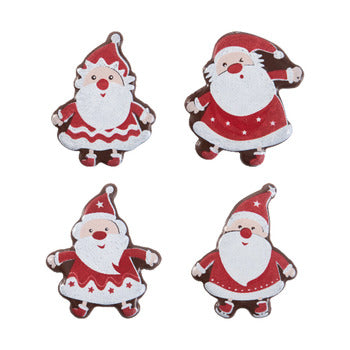 Wholesale Leman Santa Assorted White Chocolate Decor- Bulk